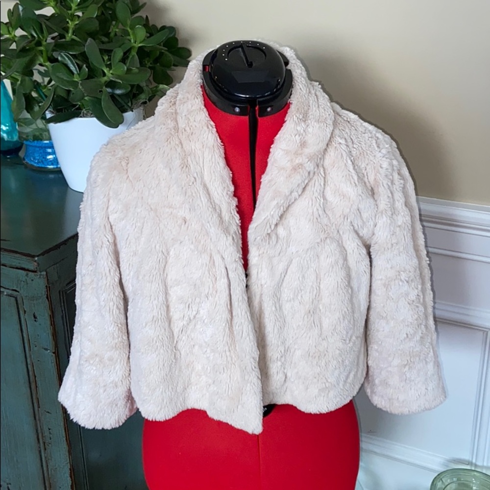 CAbi Ivory Alpine Shrug